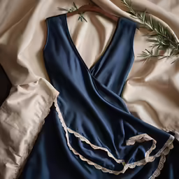 a close up of a bodysuit laying on top of a bed
