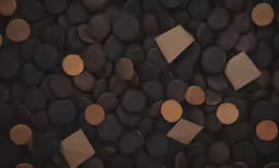 the rocks are brown with some smaller ones on top