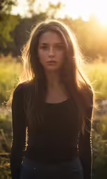 an image of a woman with long hair