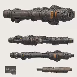 four large mechanical gears on the side and back of each turbine