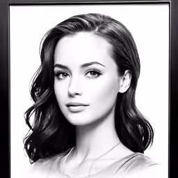 a beautiful woman with an elegant look