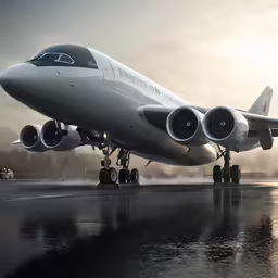 a large jetliner sitting on top of an airport tarmac