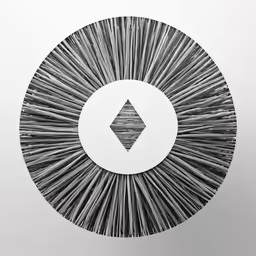 an image of the circle that is made out of sticks