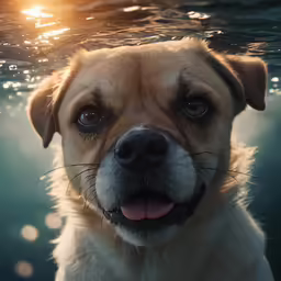 a close - up view of a dog with an open mouth