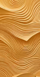 a wall made out of carved wood