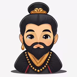 an avatar from a video game called the emperor