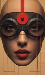 an art project that uses lines and squares in photoshop to create artwork