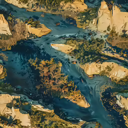an image of aerial view of a river