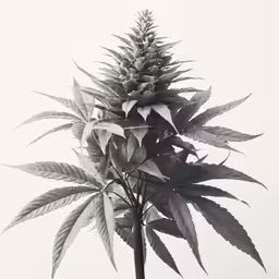 a very big pretty potted plant with green leaves
