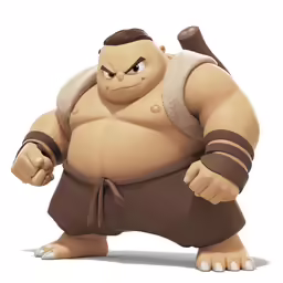 a cartoon character of an angry man
