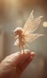 a white angel with its wings outstretched