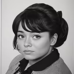 a black and white photo of a person wearing a jacket