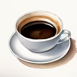 a close up of a cup of coffee