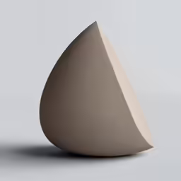 an object that looks like a pear shaped object