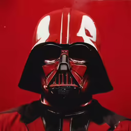 darth vader is on display in a photograph