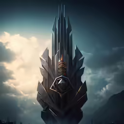 the stylized artwork makes this poster seem like a castle