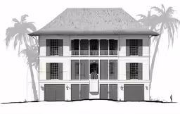the home with two garages and three windows