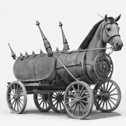 a black and white photo of an old fashioned coach