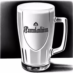 a picture of a glass with some type of drink in it