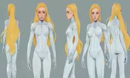 this is an illustration of some girls in costume