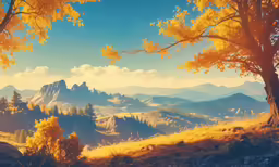 the beautiful scenery looks like it could be a painting