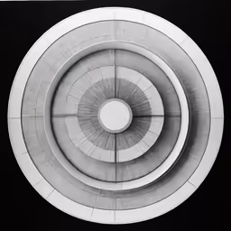 the structure has a circular hole on it
