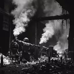 an old photo of a steam powered locomotive