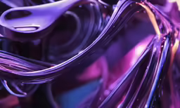 the handle of a toothbrush is tangled with plastic cords