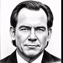 the portrait of a man in a suit