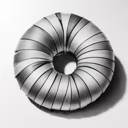 a piece of sculpture sitting on top of a white table