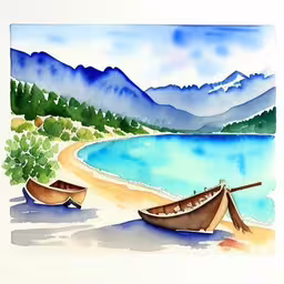 /tmp/FOOS5pMap.jpg = an original watercoline painting of three boats on a beach
,/tmp/FOOS5pMap.jpg = some watercolor artwork is shown next to some boats
,/tmp/FOOS5pMap.jpg = there are two boats on the sand in the water
,/tmp/FOOS5pMap.jpg = two boats in watercolor by the shore
,/tmp/FOOS5pMap.jpg = a painting of two boats on a beach
,/tmp/FOOS5pMap.jpg = the water is very clean and clear for those boats
,/tmp/FOOS5pMap.jpg = a painting of some boats on a beach

