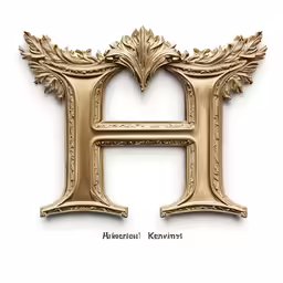 an initial letter with the letter e