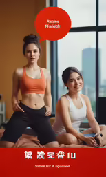 two asian women sit next to each other on a bed