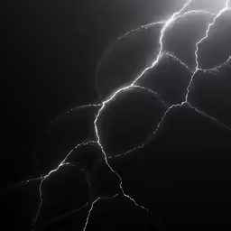 an electric bolt moving across a black and white background