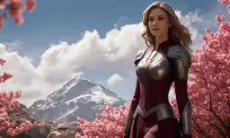 a picture of a woman in a scene
