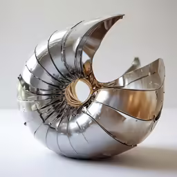 this is an aluminum object on a table