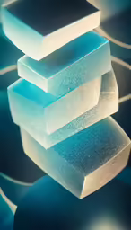 some very pretty white squares in the middle of a floor