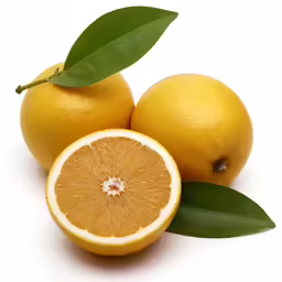 two oranges are on top of each other