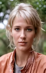 a women who is very well dressed looking into the camera
