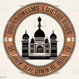 the emblem for the university of law enforcement society of america,an emblem with the words an international system and the dome