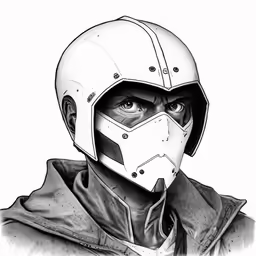 the character is dressed up like darth vader