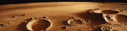 the view of some odd looking spots on the surface of a moon