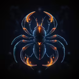 a computer generated image of a spider