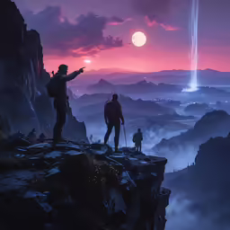 a scene that looks like some sci movies