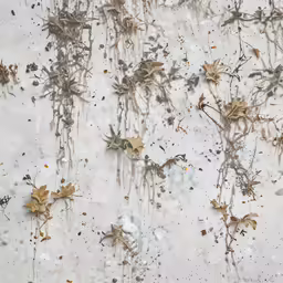 an up close shot of some weeds on the ground