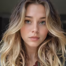 an image of a beautiful blonde girl posing for the camera