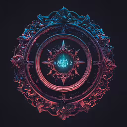a large clock in the middle of a dark room,an ornate clock is shown against the dark background