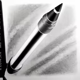 an electronic pen on a white surface