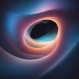 a close up of a blue and purple spiral wallpaper