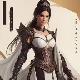 a woman in a medieval costume is wearing an armor